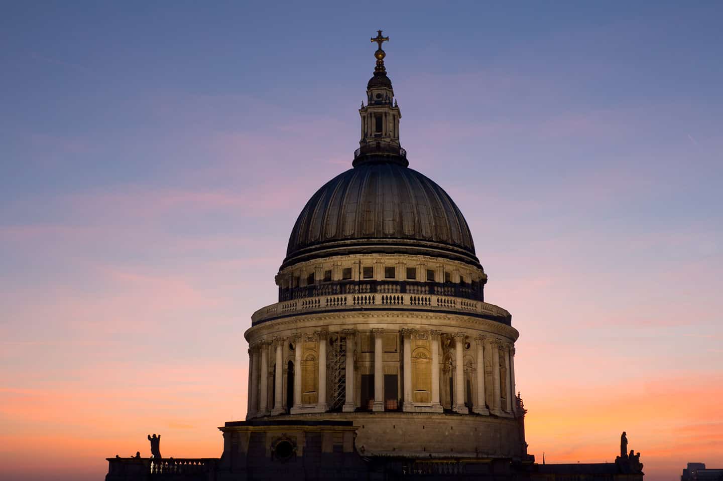 London for free Image of St Paul's Cathedral dome from the rooftop of One New Change