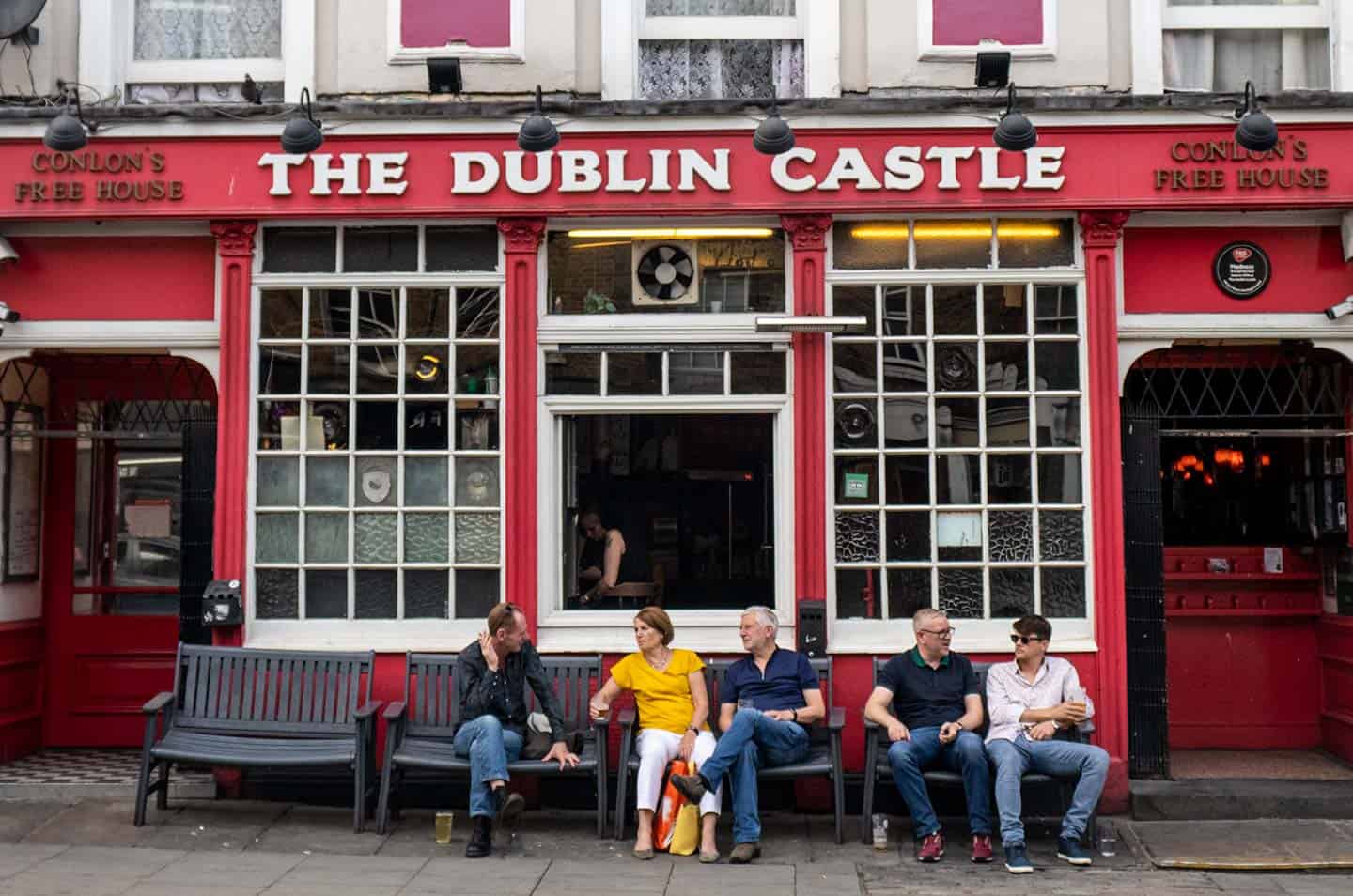 Image of the Dublin Castle pub in Camden, London