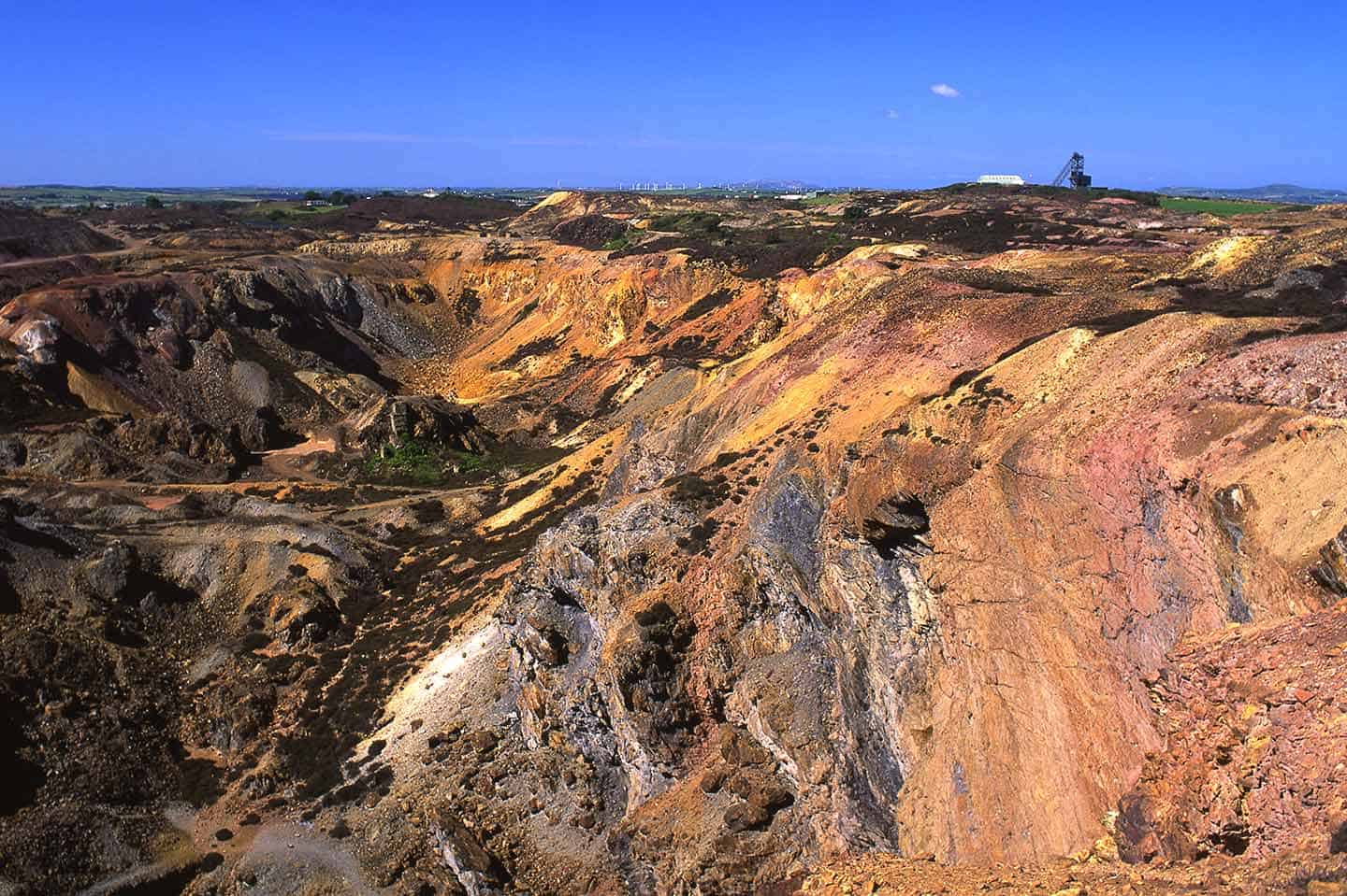 Image of Parys Mountain copper mine, Anglesey, Wales