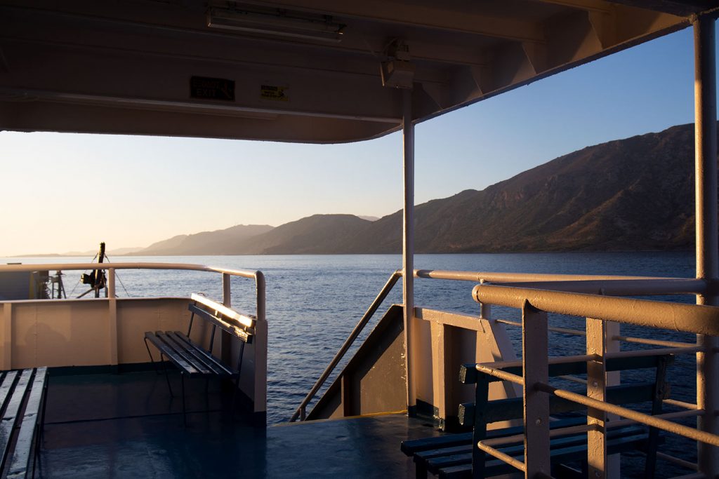 image of Agia Roumeli ferry crete greece