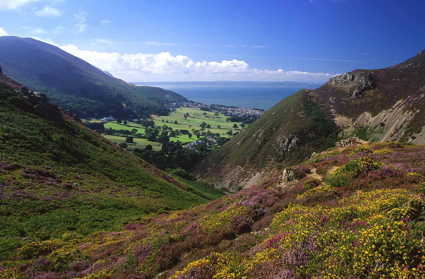 Image of the Sychnant Pass near Conwy Wales