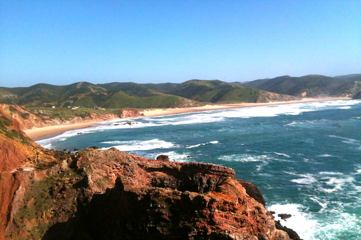 image of praia do amado costa vicentina algarve portugal