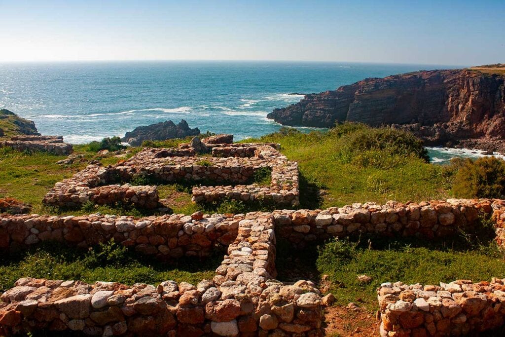 image of muslim fishing village site near carrapateira portugal
