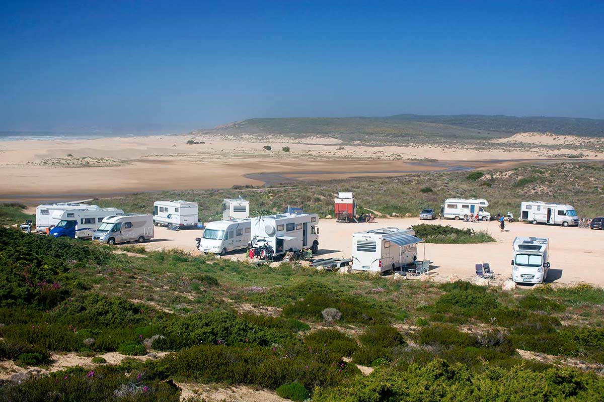 image of praia da bordeira beach costa vicentina algarve portugal