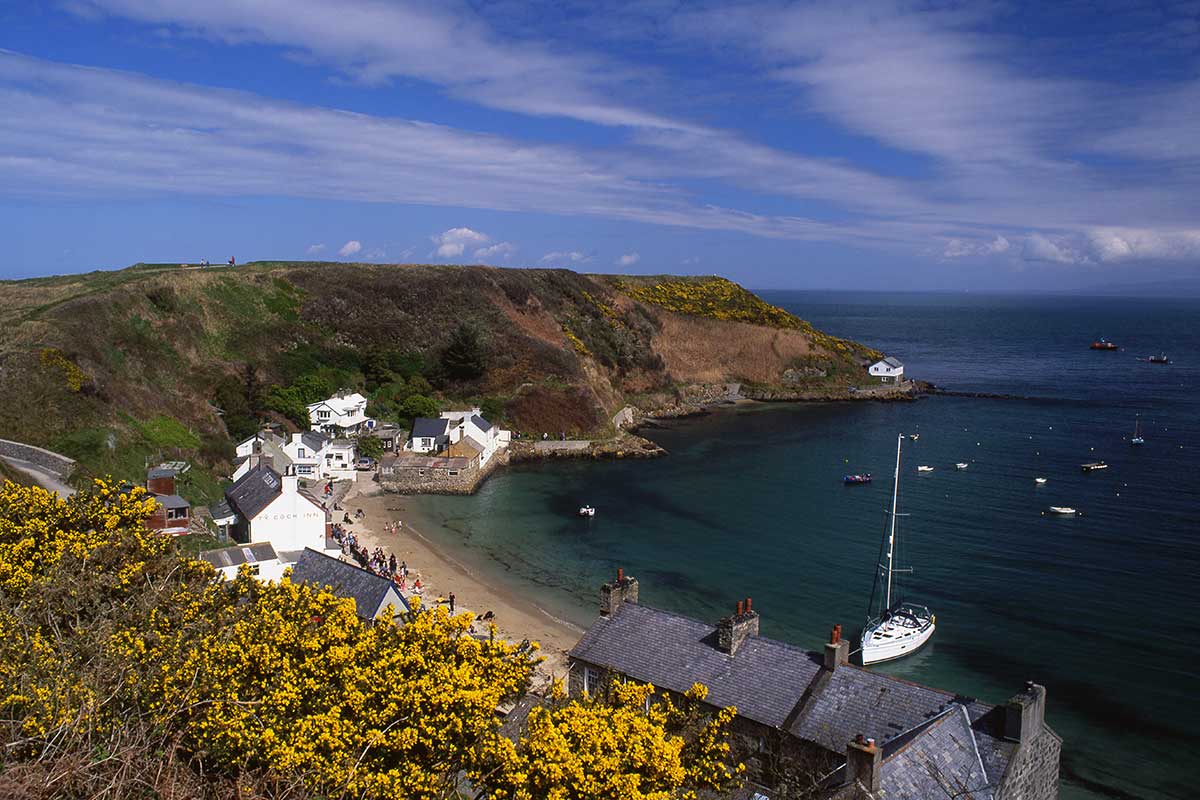 image of porth dinllaen village llyn peninsula north wales uk