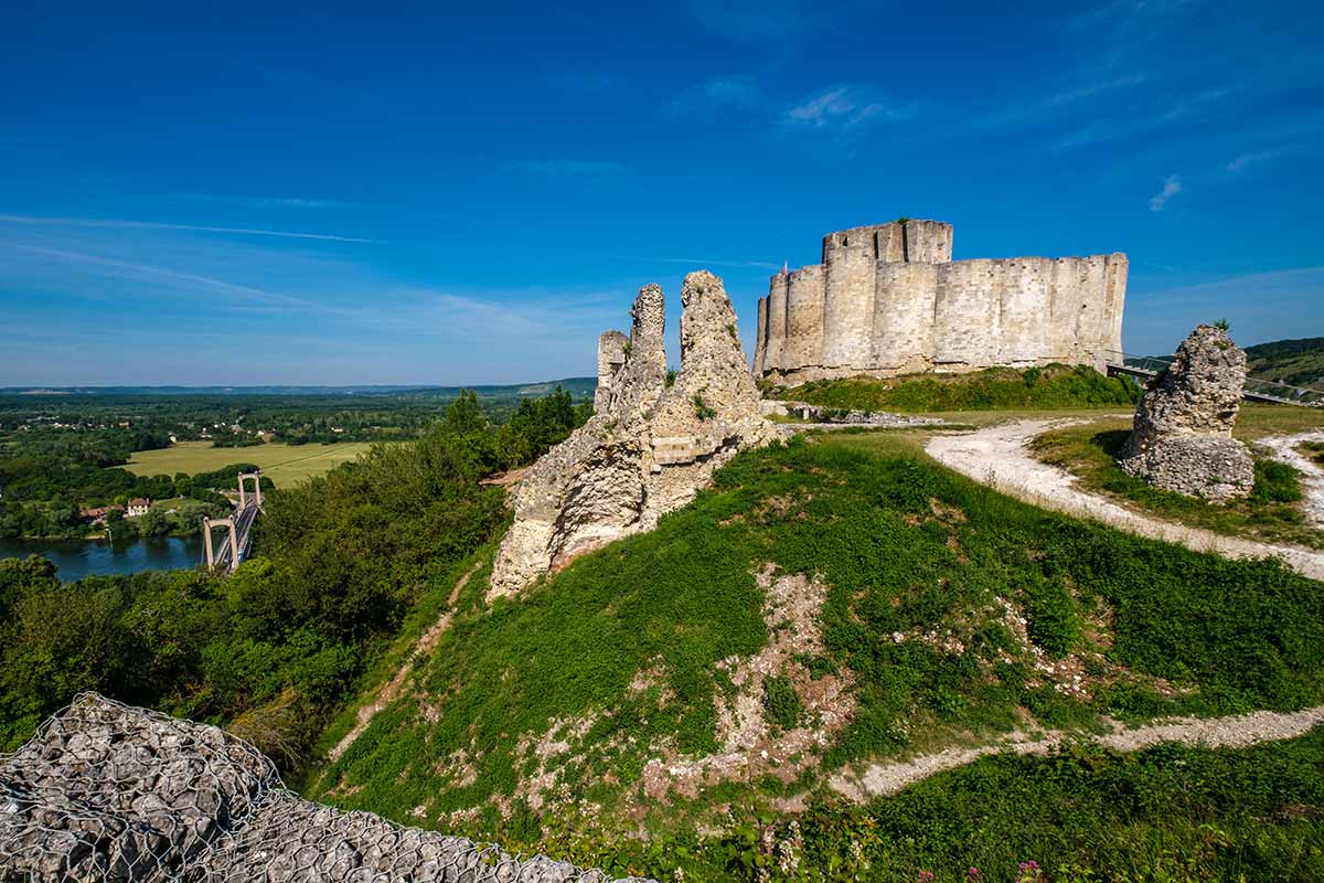 image of falaise castle normandy france