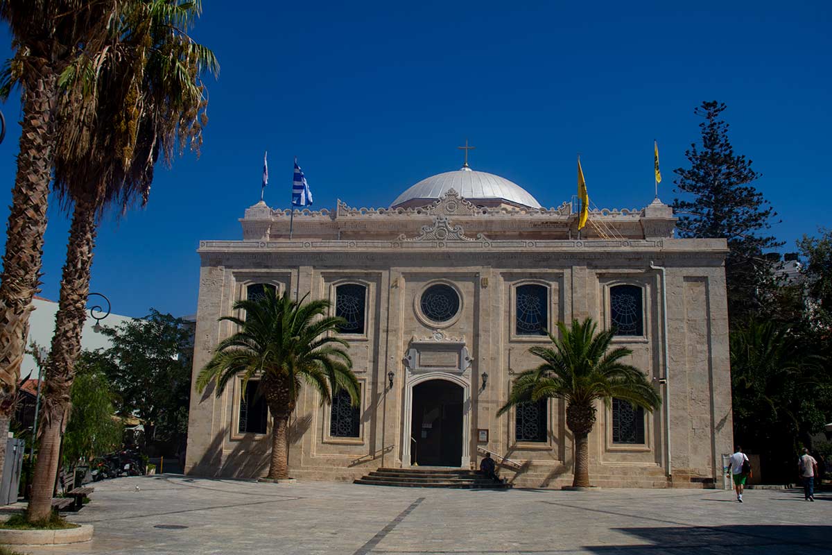 image of agios Tito church heraklion Crete greece