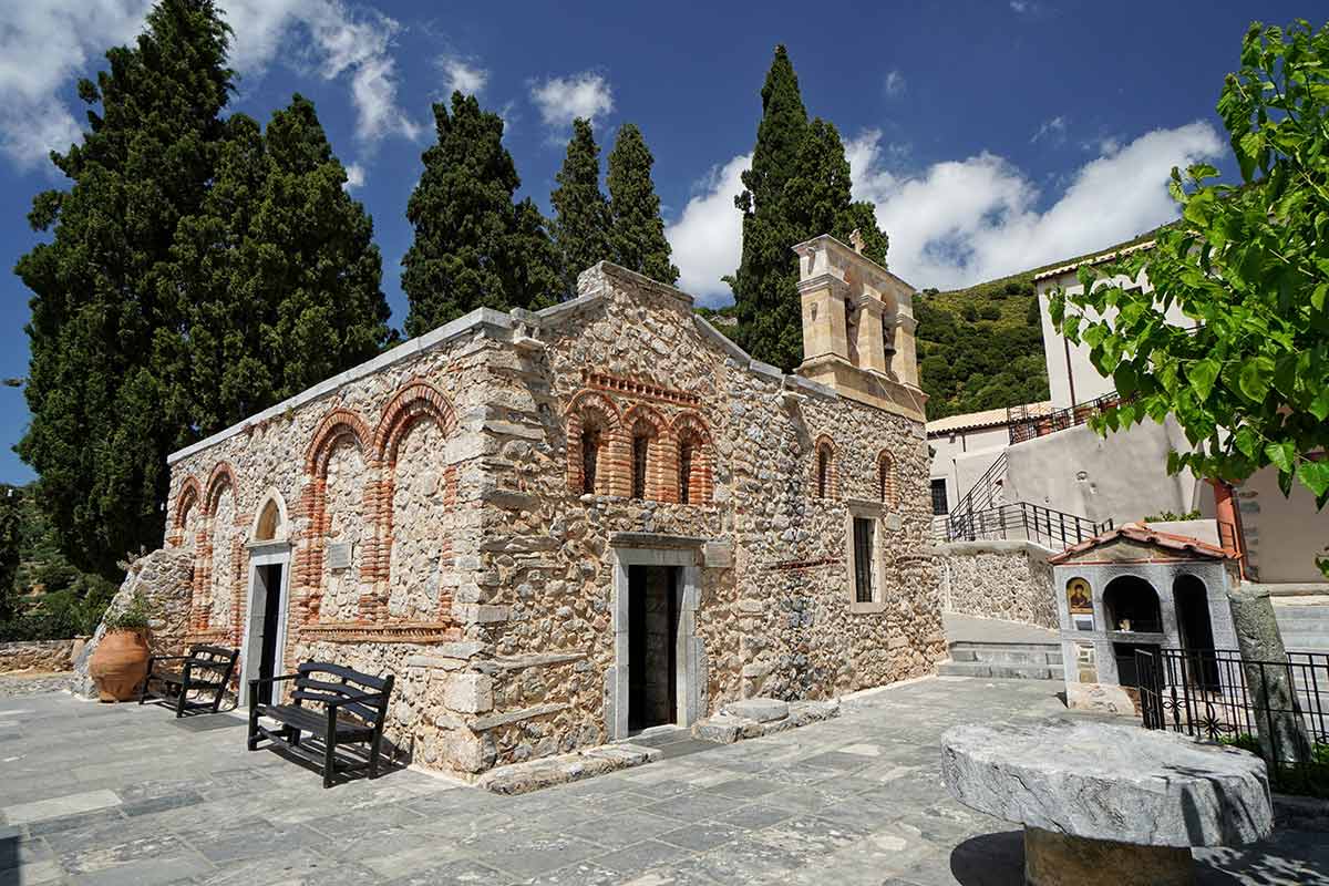 image of Kera kardiotissa convent church crete greece
