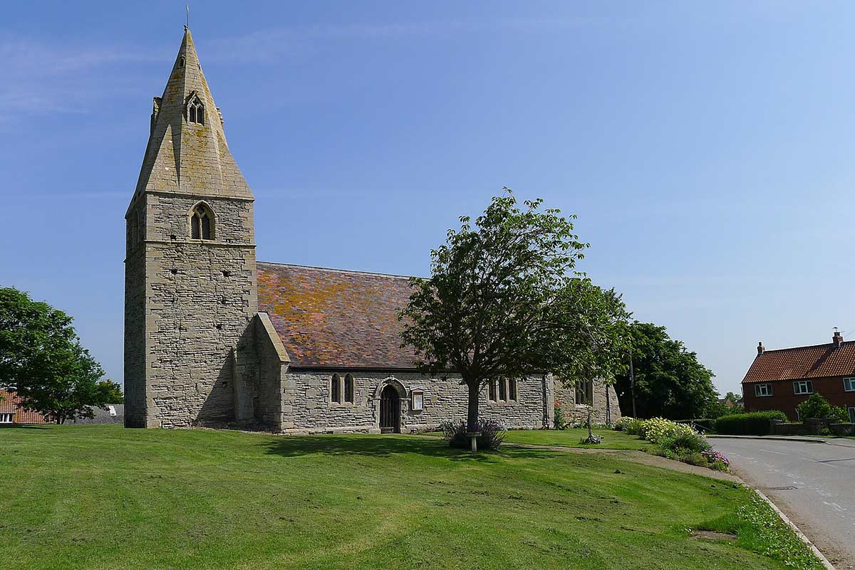 image of st James church dry Doddington Lincolnshire england uk