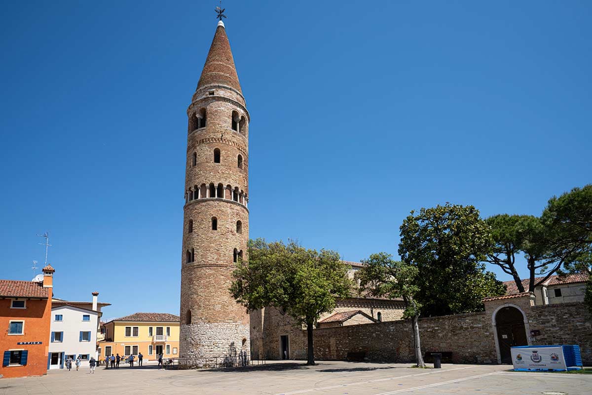 image of Caorle duomo or cathedral Veneto italy
