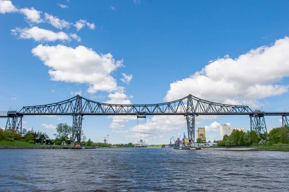 image of Rendsburg transports bridge germany