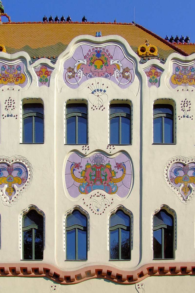 image of cifrapalota or ornamental palace kecskemet hungary