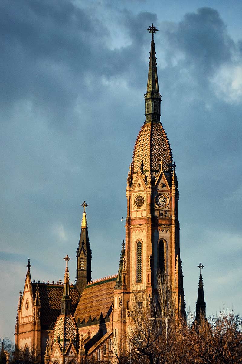 image of st ladislaus or Laszlo church kobanya Budapest hungary