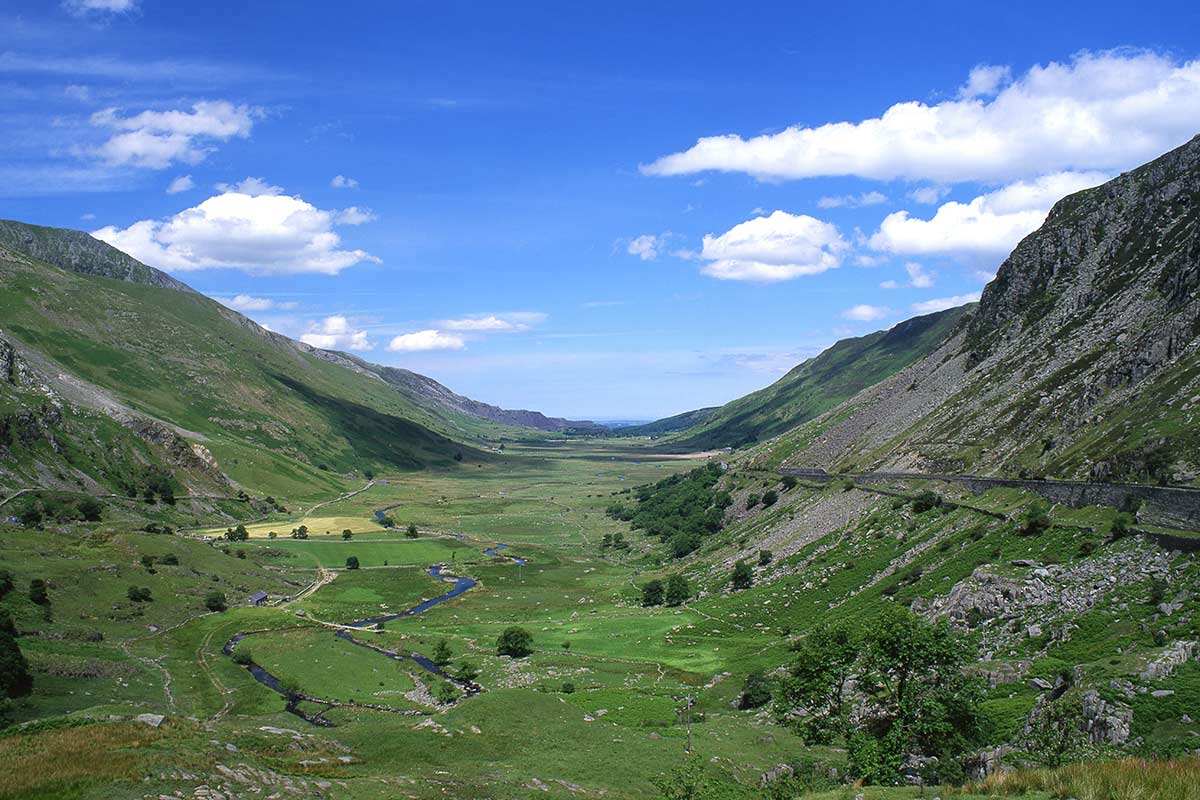 image of want ffrancon snowdonia north Wales uk
