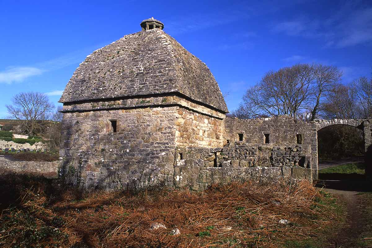 image of dovecote at pennon priory anglesey north Wales uk