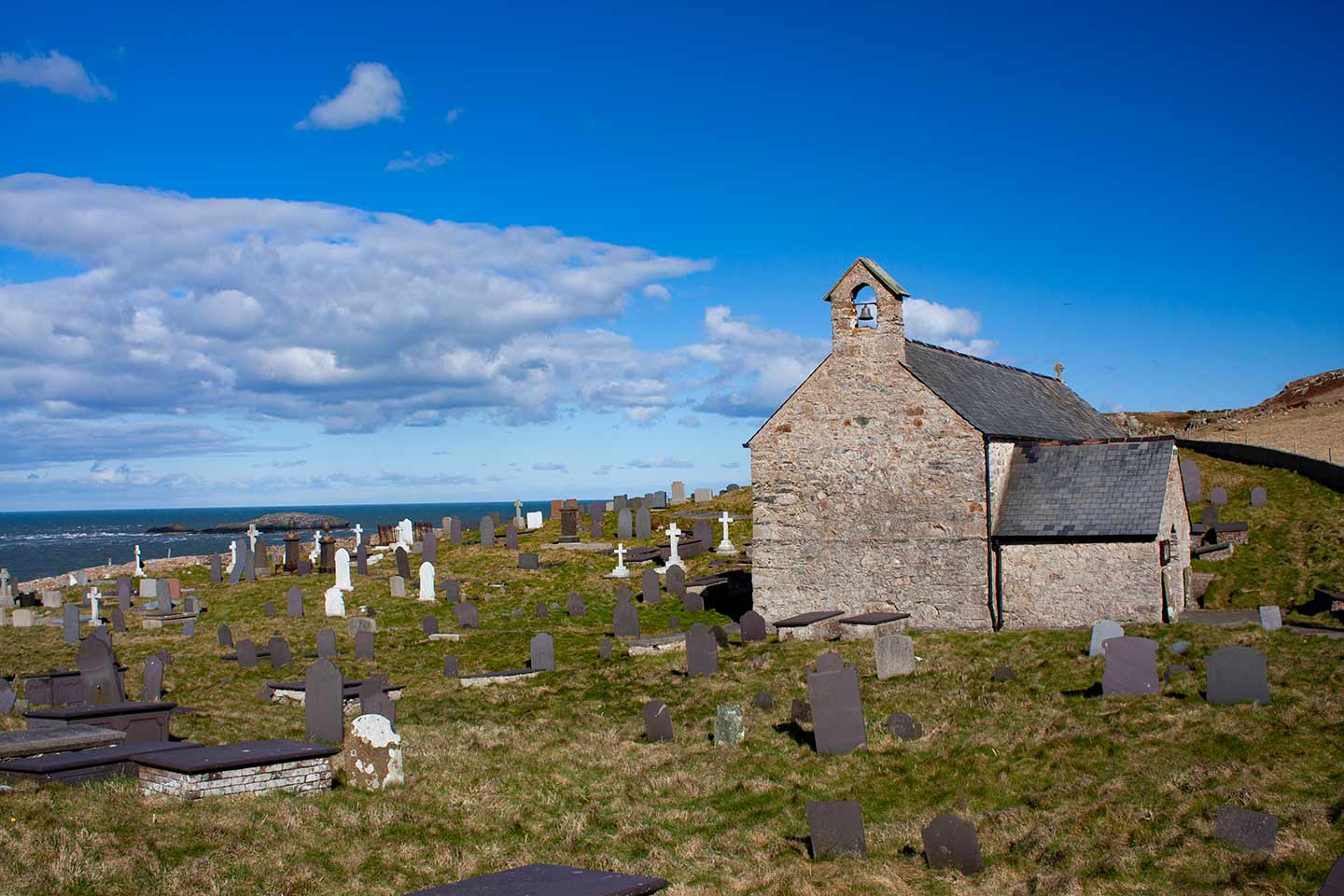 image of Llanbadrig church anglesey north Wales uk