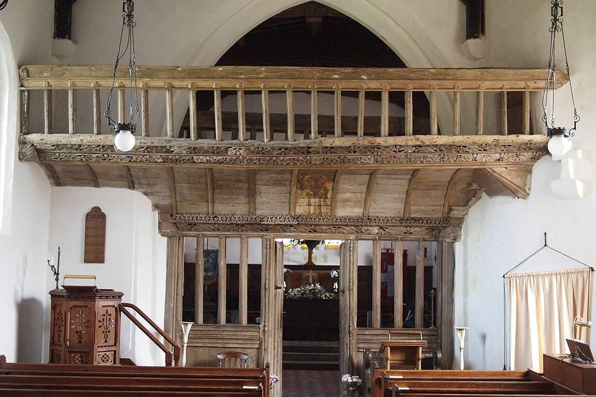 image of st Eilian's church llaneilian anglesey north Wales uk