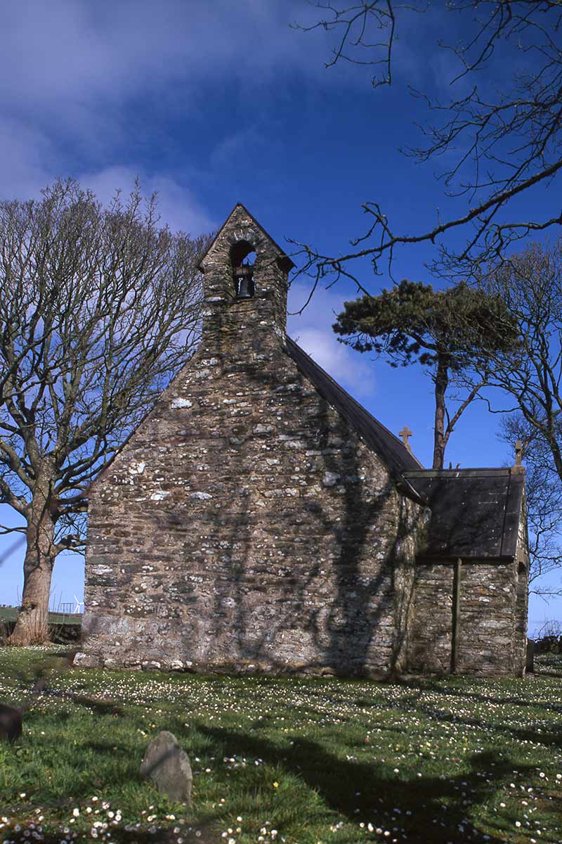 image of rhosbeirio church anglesey north Wales uk