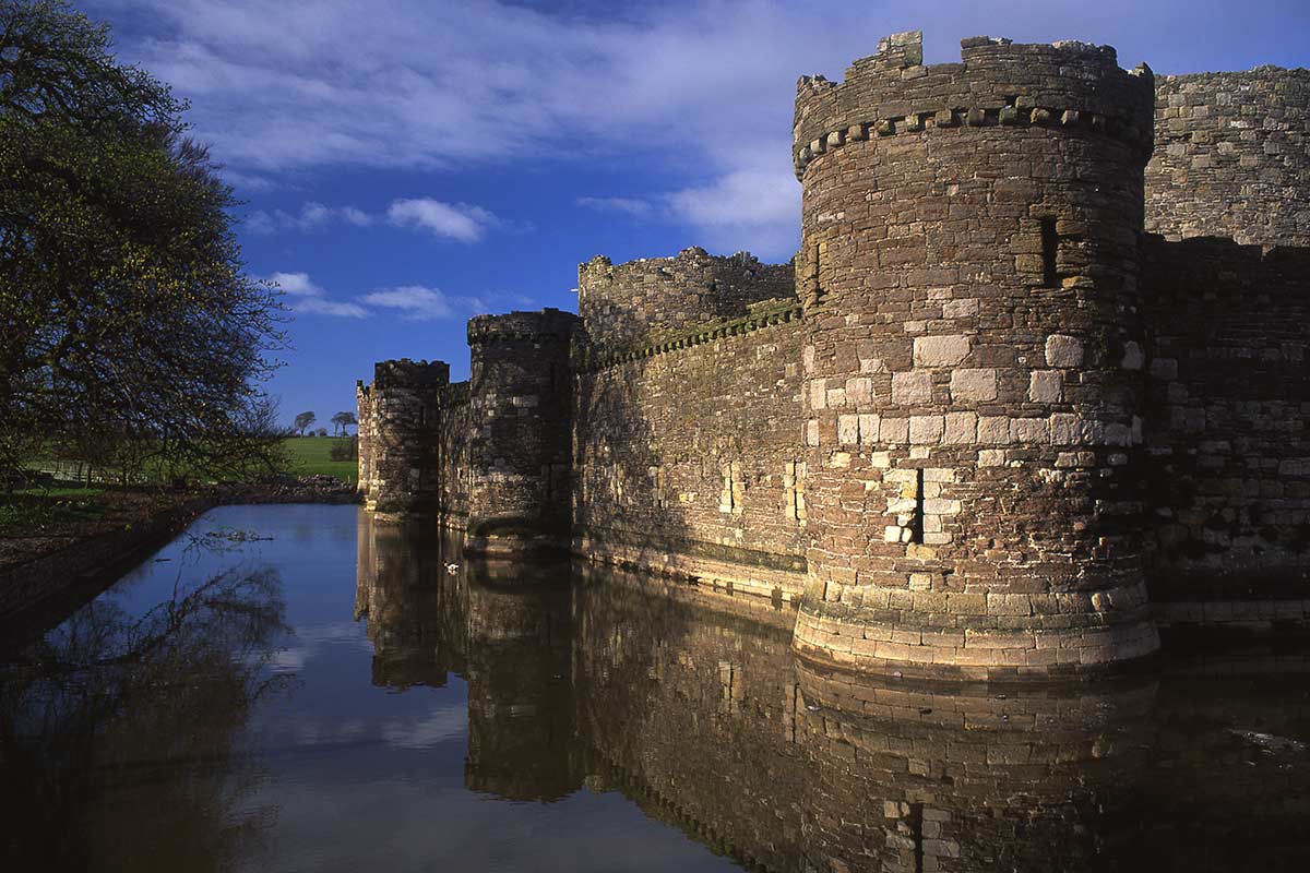 image of Beaumaris Castle anglesey north Wales uk