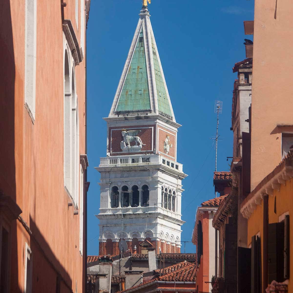 image of st mark's campanile venice Veneto italy
