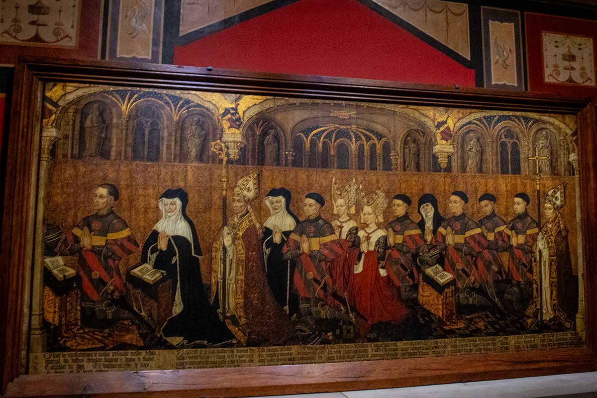 image of jouvenel des ursine painting in Cluny museum Paris france