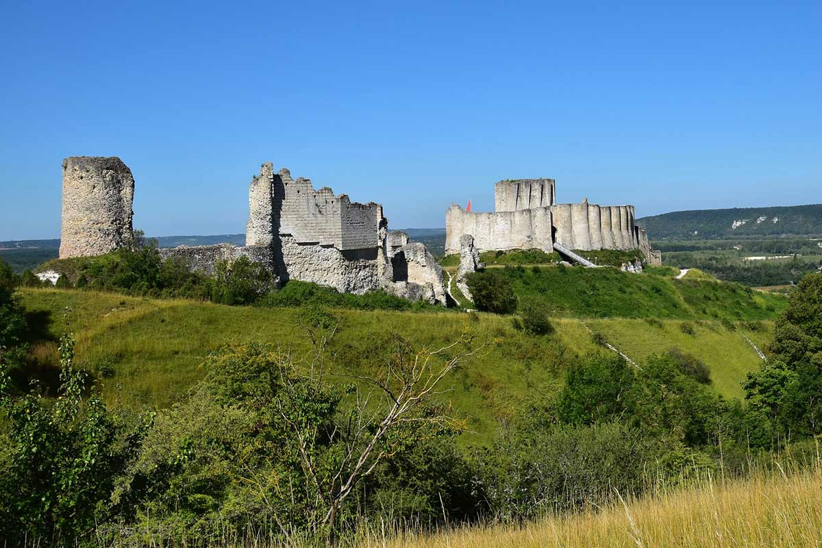 image of chateau Maillard castle les andelys normandy france