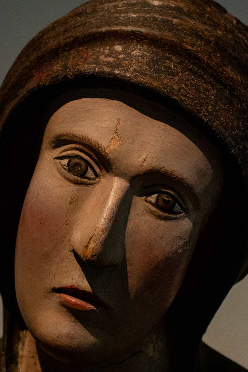 image of Virgin Mary of Prato sculpture Cluny museum Paris france