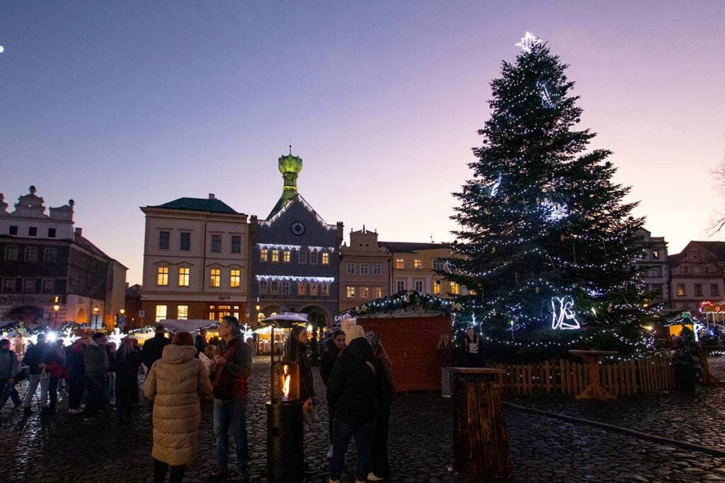 image of Litomerice Christmas market czech republic
