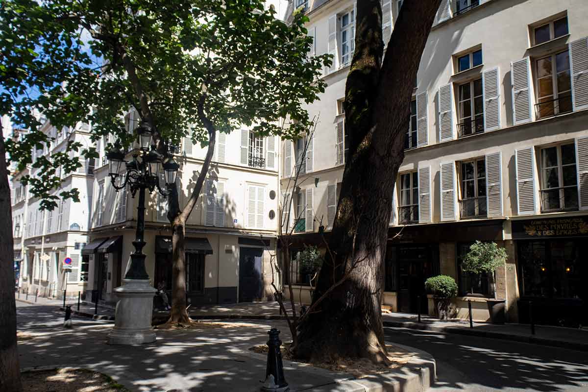 image of rue furstemberg latin quarter Paris france