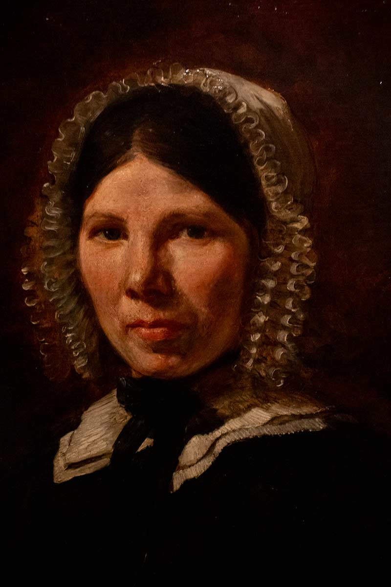 image of portrait of Jenny le guillou in delacroix museum Paris france